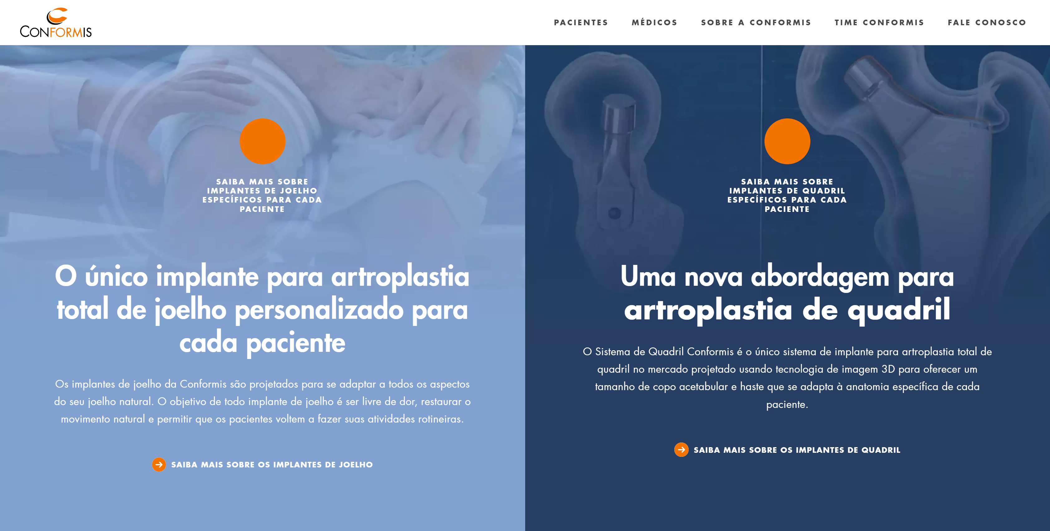 Cliente da RTW: Conformis